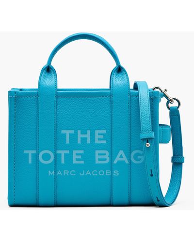 Marc Jacobs The Leather Small Tote Bag - Blue