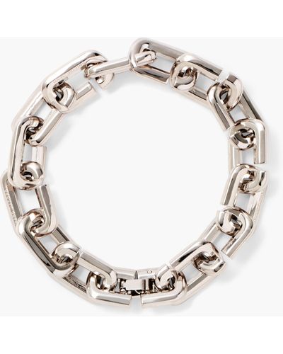 Marc Jacobs The J Marc Chain Link Bracelet - Metallic