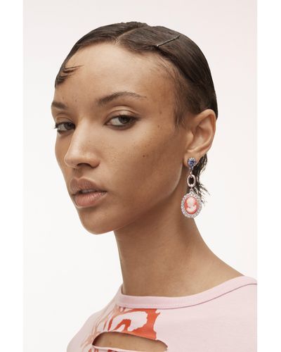 Marc Jacobs Unhappy Birthday Mismatched Earrings - Brown