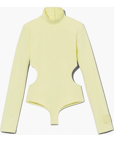 Marc Jacobs The Cutout Bodysuit - Yellow