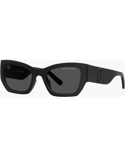 Marc Jacobs The J Marc Square Cat Eye Sunglasses - Black