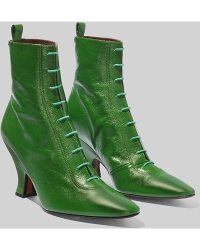 Marc Jacobs The Victorian Boots - Green