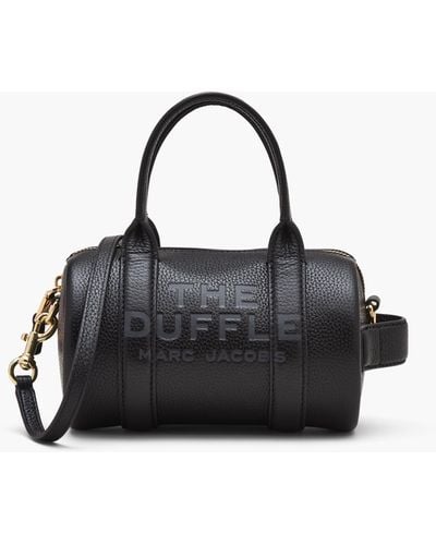 Marc Jacobs The Leather Mini Duffle Bag - Black