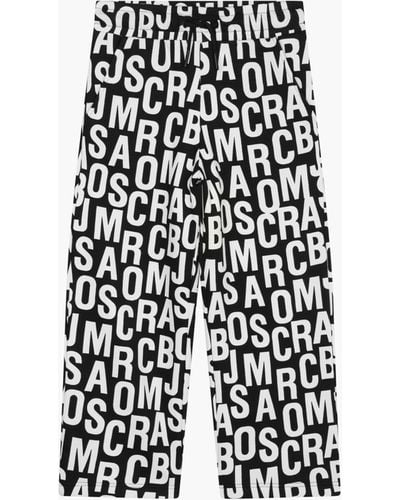 Marc Jacobs The Jumbled Monogram Sweatpants - Black