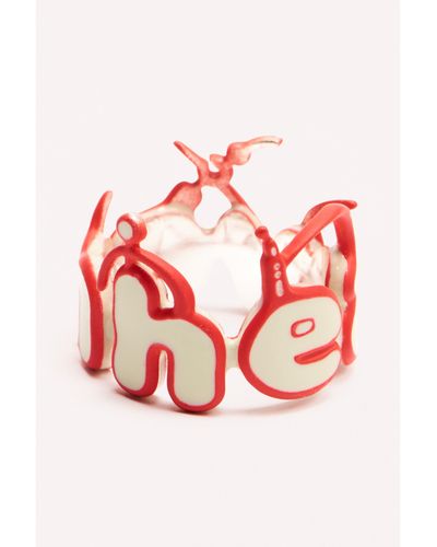 Marc Jacobs Heaven Antenna Ring - Red