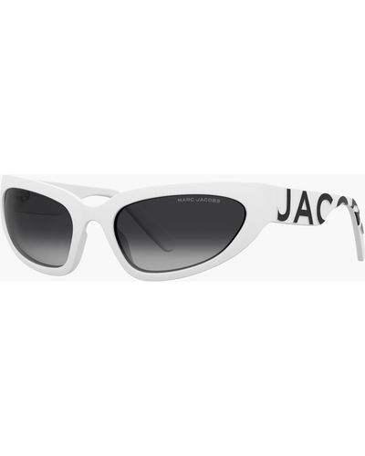 Marc Jacobs The Bold Logo Wrapped Sunglasses - Black