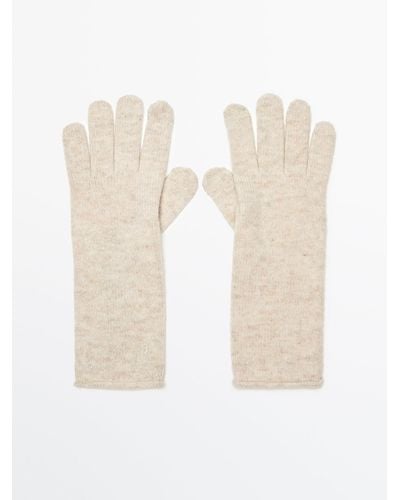 MASSIMO DUTTI Wool And Cashmere Touch Gloves - Multicolor