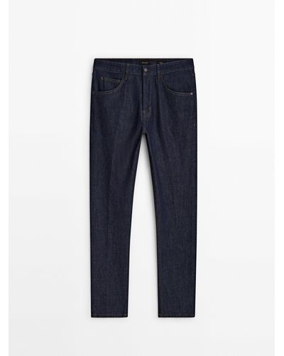 MASSIMO DUTTI Relaxed-Fit Jeans - Blue