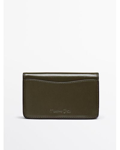MASSIMO DUTTI Nappa Leather Wallet - Multicolor