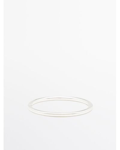 MASSIMO DUTTI Plain Bracelet - White