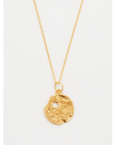 Alighieri Aquarius 24kt Gold-plated Necklace - Metallic