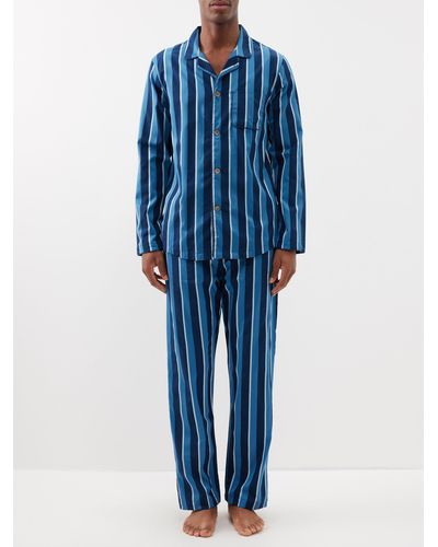 Pyjama Raye Derek Rose Grande Taille homme grande taille - Capelstore