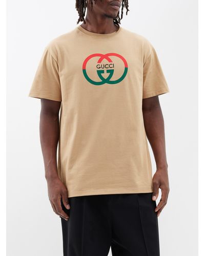 T-shirts à manches courtes Gucci pour homme | Réductions en ligne jusqu'à  30 % | Lyst