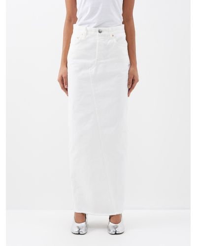 MEER./23ss.RIPPLES STRAIGHT SKIRT(CRM) - agedor.ma