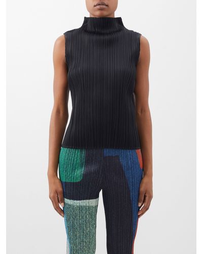 Pleats Please Issey Miyake Sleeveless and tank tops for Women 