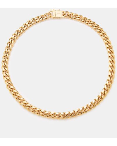 Fallon Ruth Curb-chain 18kt Gold-plated Necklace - Metallic
