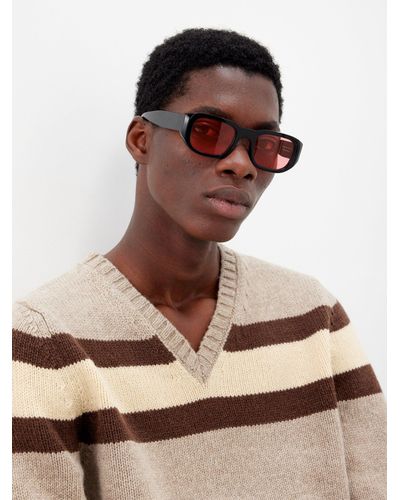 Thierry Lasry Victimy Rectangular Acetate Sunglasses - Multicolor