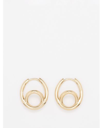 Otiumberg Spiralis 14kt Gold-vermeil Hoop Earrings - Natural