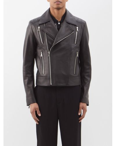 Balmain Leather jackets for Men | Online Sale up to 57% off | Lyst