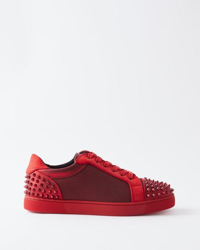 Red Christian Louboutin Shoes for Men Lyst