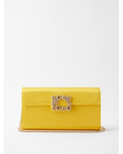 Yellow Roger Vivier Clutches and evening bags for Women | Lyst