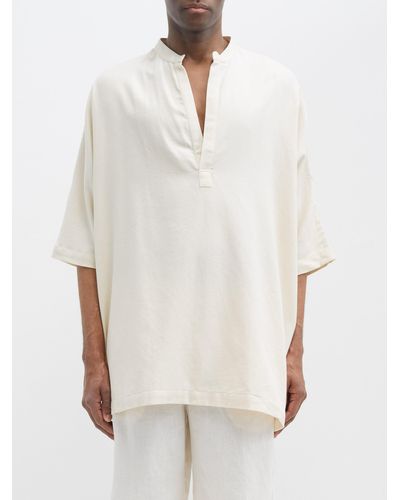 Marrakshi Life コットンチュニックシャツ - ホワイト