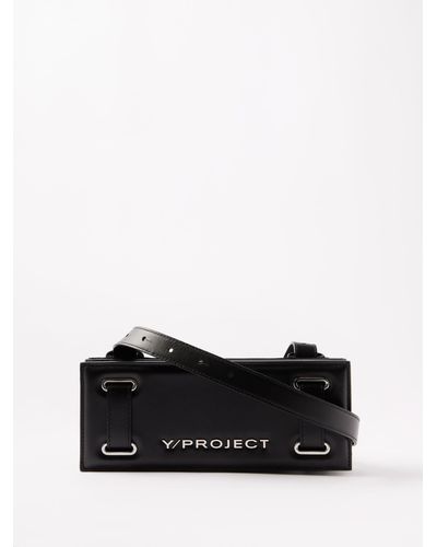 Y. Project Wire Leather Cross-body Bag in Black for Men | Lyst