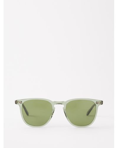 Garrett Leight Brooks Ii D-frame Acetate Sunglasses - Green