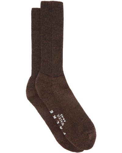 FALKE Walkie Ergo Wool-blend Socks - Brown