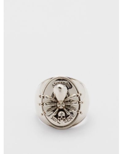 メンズ Alexander McQueen リング | オンラインセールは最大30%オフ | Lyst