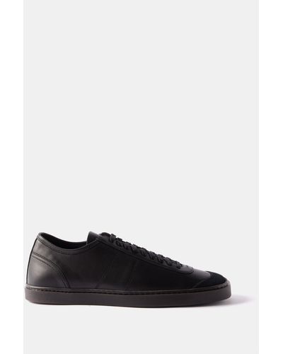 Lemaire Linoleum Leather Trainers - White