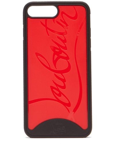 Christian Louboutin ルビフォン スニーカー Iphone 7plus&8plus ケース - レッド