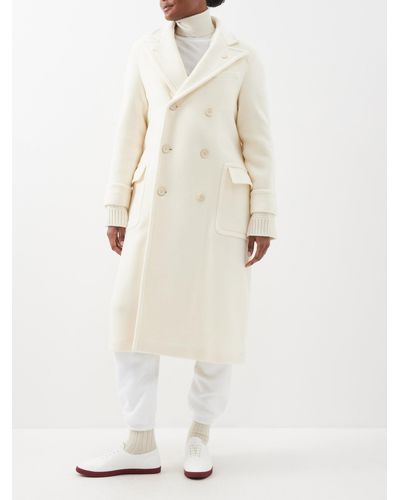 Polo Ralph Lauren Double-breasted Wool-blend Overcoat - White