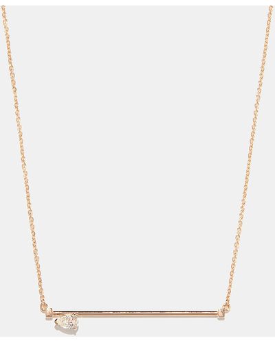 Repossi Serti Sur Vide Diamond & 18kt Rose-gold Necklace - White
