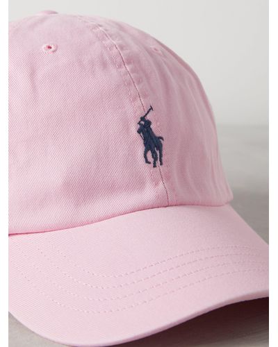 Polo Ralph Lauren コットンツイル ベースボールキャップ - ピンク