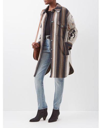Fortela Leslie Striped Wool Jacket - Multicolour
