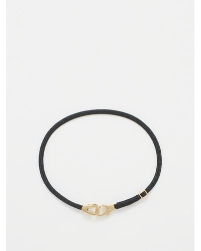 Miansai Men's Orson Pull Bungee Rope Bracelet, Gold Vermeil