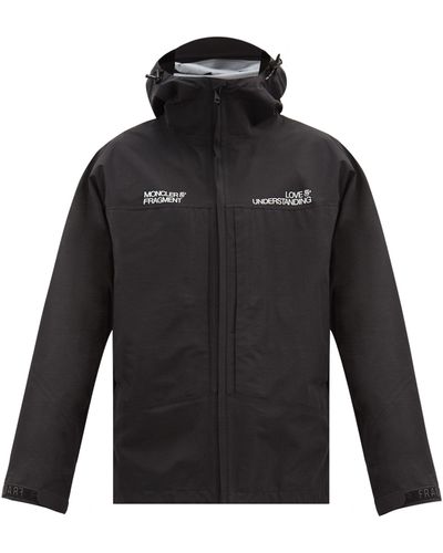 7 MONCLER FRAGMENT レオン サンライズプリント フーデッドジャケット - ブラック