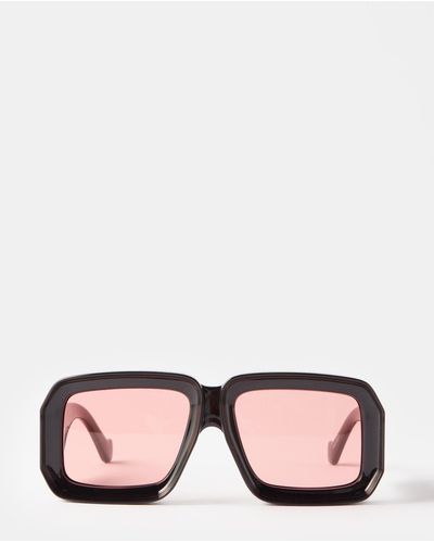 Loewe X Paula's Ibiza Square Acetate Sunglasses - Pink
