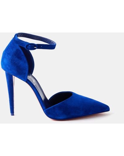 Navy louboutin heels cheap