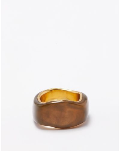 Completedworks H34 Resin & 18kt Gold-vermeil Ring - Yellow