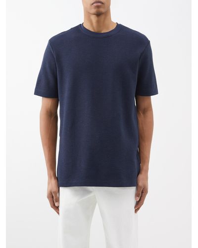 Orlebar Brown Nicolas Cotton-blend T-shirt - Blue