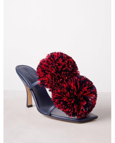Mules pompon sale
