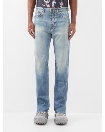 Balenciaga Super Fitted Raw Hem Jeans  Nordstrom