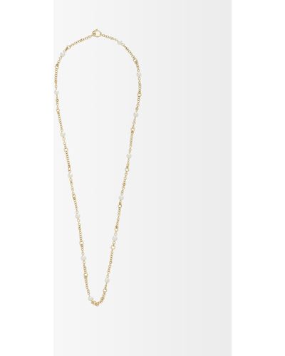 Spinelli Kilcollin Pearl & 18kt Gold Chain Necklace - White