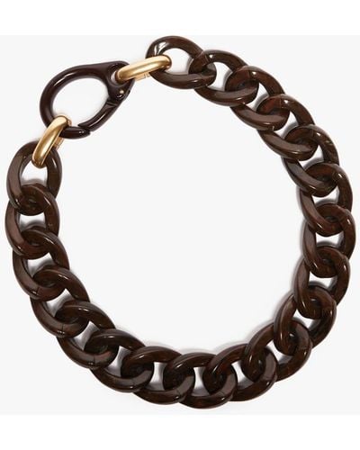 Max Mara Chunky Chain Necklace - Metallic