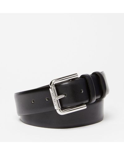 Max Mara Shiny Leather Belt - Black