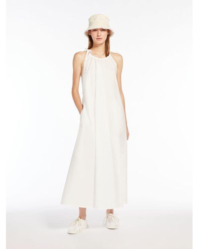 Max Mara Cotton Poplin Dress - White