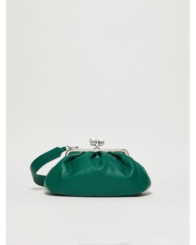 Max Mara Medium Pasticcino Bag In Nappa Leather - Green