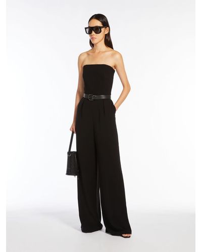 Max Mara Cady Bustier Jumpsuit - White